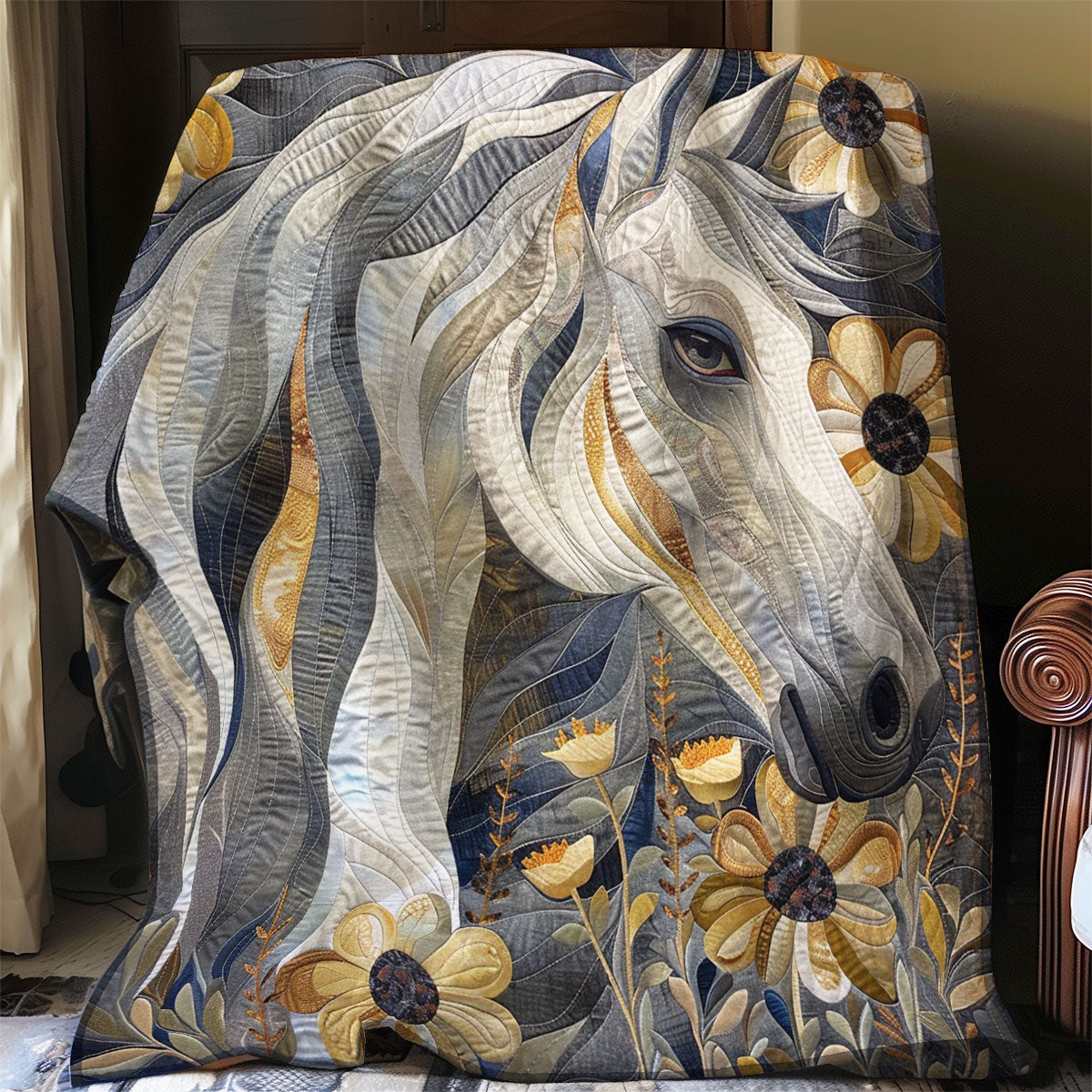 Gray Horse WO2308038CL Quilt