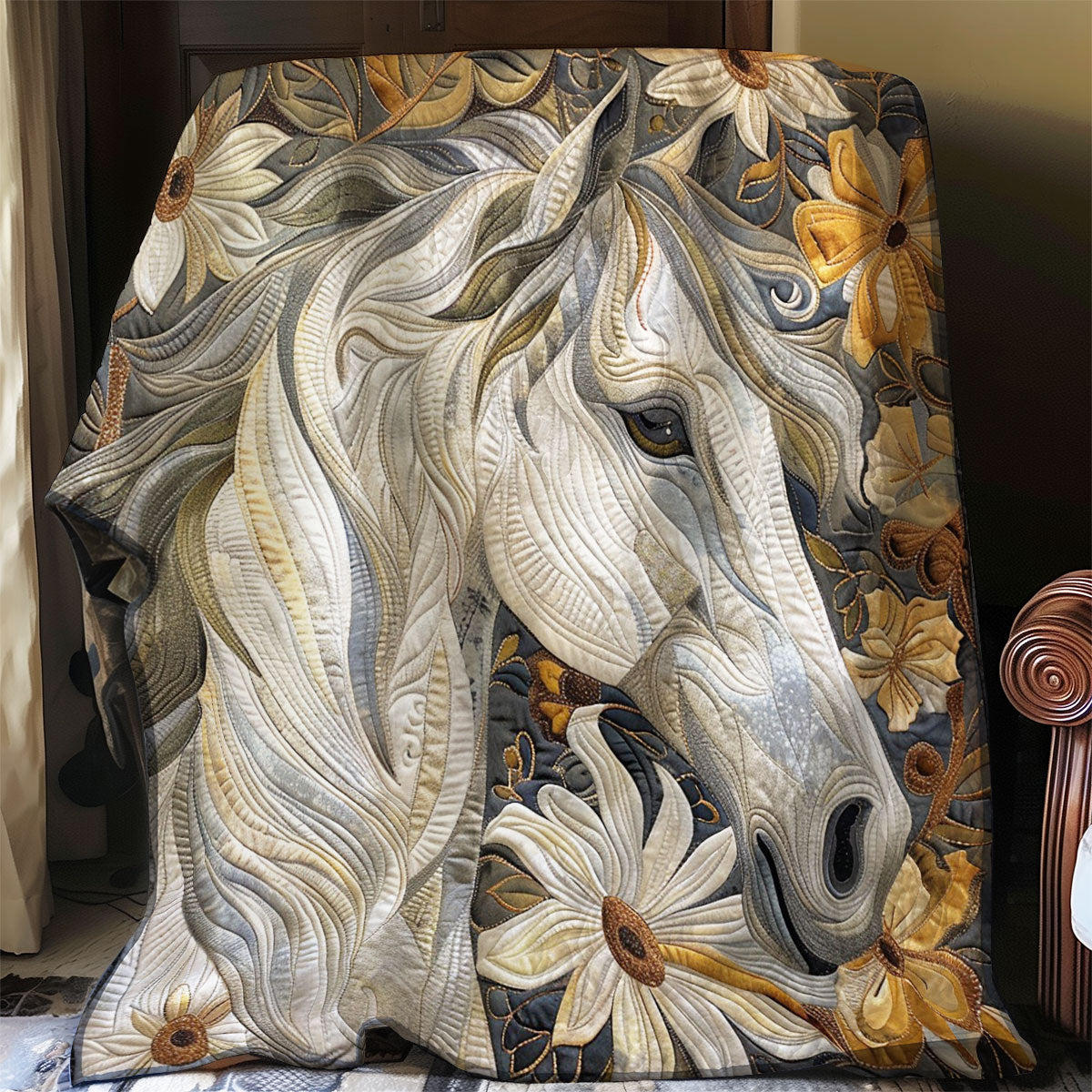 Gray Horse WO2308039CL Quilt