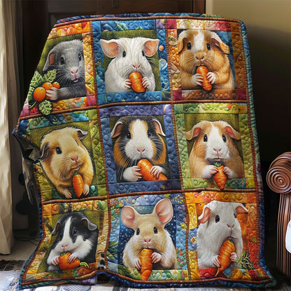 Guinea Pigs And Carrot WO2708033CL Quilt