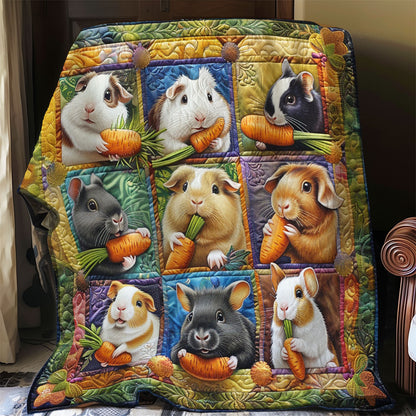 Guinea Pigs And Carrot WO2708034CL Quilt