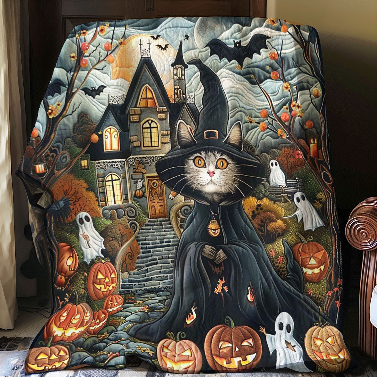 Halloween Scary WO3008028CL Quilt