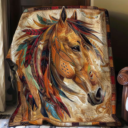 Horse Native American WO2608001CL Quilt