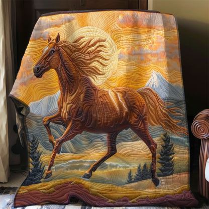 Horse Running WO1608040CL Quilt