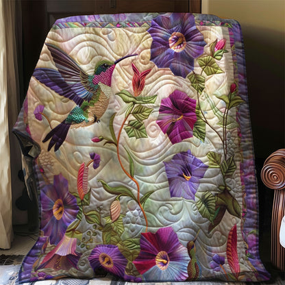 Hummingbird Purple WO2808009CL Quilt