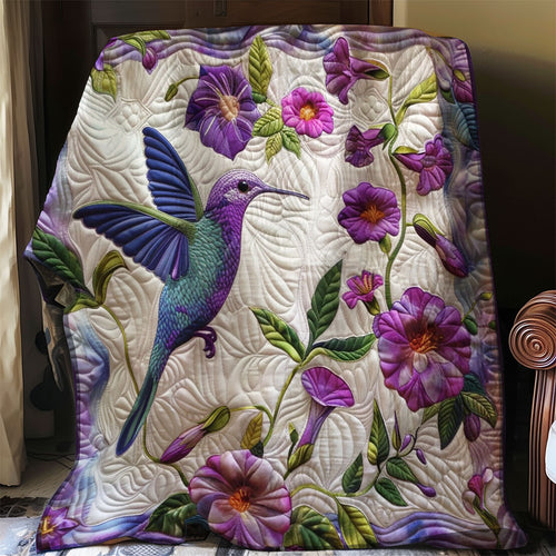 Hummingbird Purple WO2808011CL Quilt