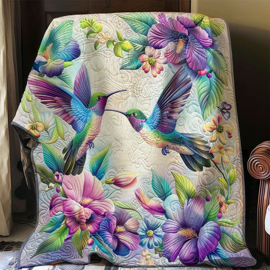 Hummingbirds And Floral WO2908018CL Quilt