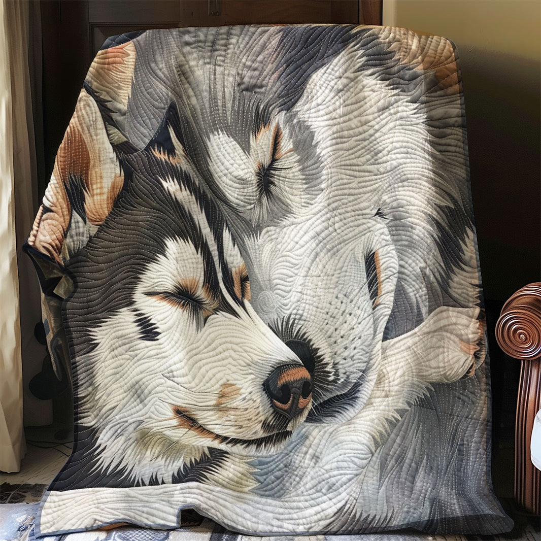 Sleepy Husky Quilted Blanket GFTOTP2503 main image 0