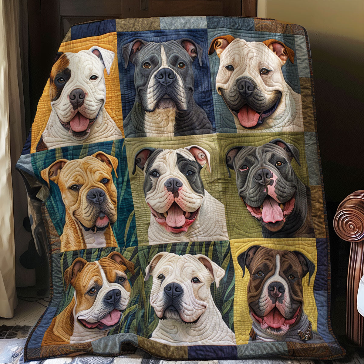 Loyal Bulldogs WO1608037CL Quilt