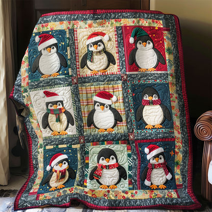 Penguin And Christmas WO2608051CL Quilt