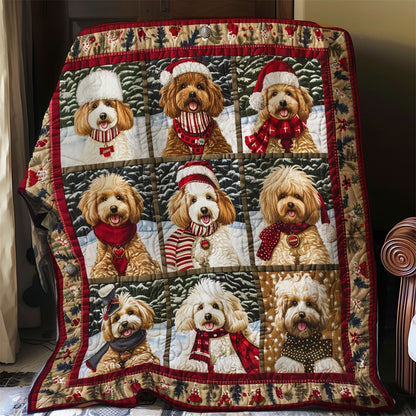 Poodle And Snow WO2708024CL Quilt