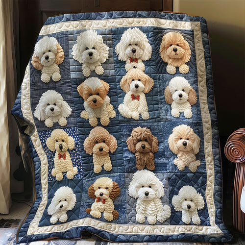Poodle Dogs WO2308029CL Quilt