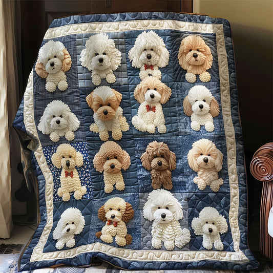 Poodle Dogs WO2308029CL Quilt