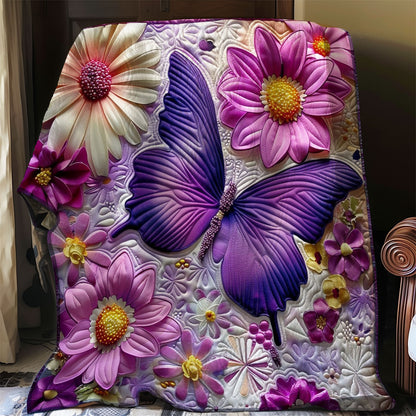 Purple Butterfly WO2308020CL Quilt