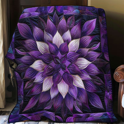 Purple Flower WO2807039CL Quilt