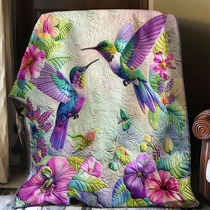 Purple Hummingbirds WO2908013CL Quilt