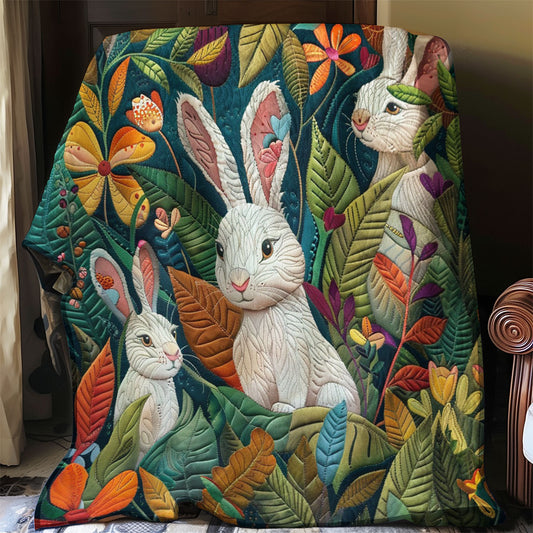 Rabbits In The Bushes WO3008038CL Quilt