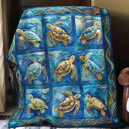 Sea Turtles WO2608032CL Quilt