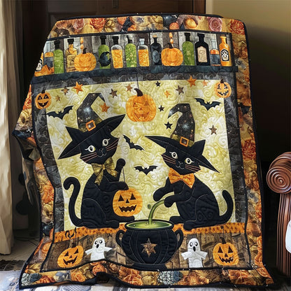 Shadowy Spells Of Black Cats WO1308013CL Quilt