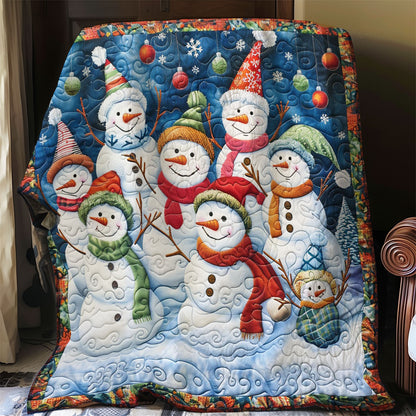 Snowman And Christmas WO2808023CL Quilt