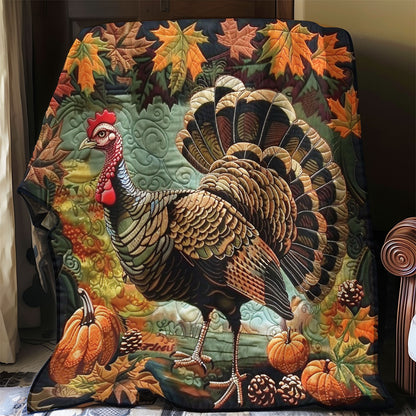 Turkey And Autumn WO3008023CL Quilt