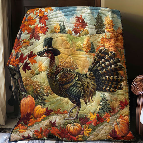 Turkey And Autumn WO308021CL Quilt