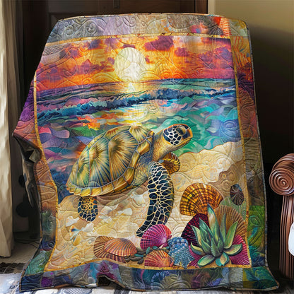 Turtle And Sunset WO2608048CL Quilt