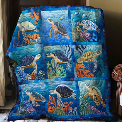 Turtle Ocean WO2208048CL Quilt