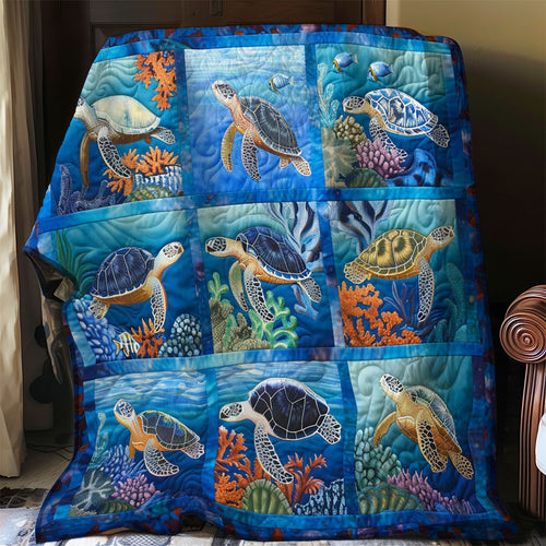 Turtle Ocean WO2208048CL Quilt