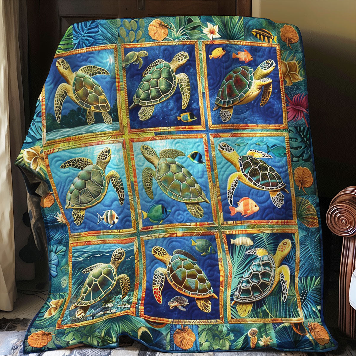 Turtle Sea WO2708026CL Quilt