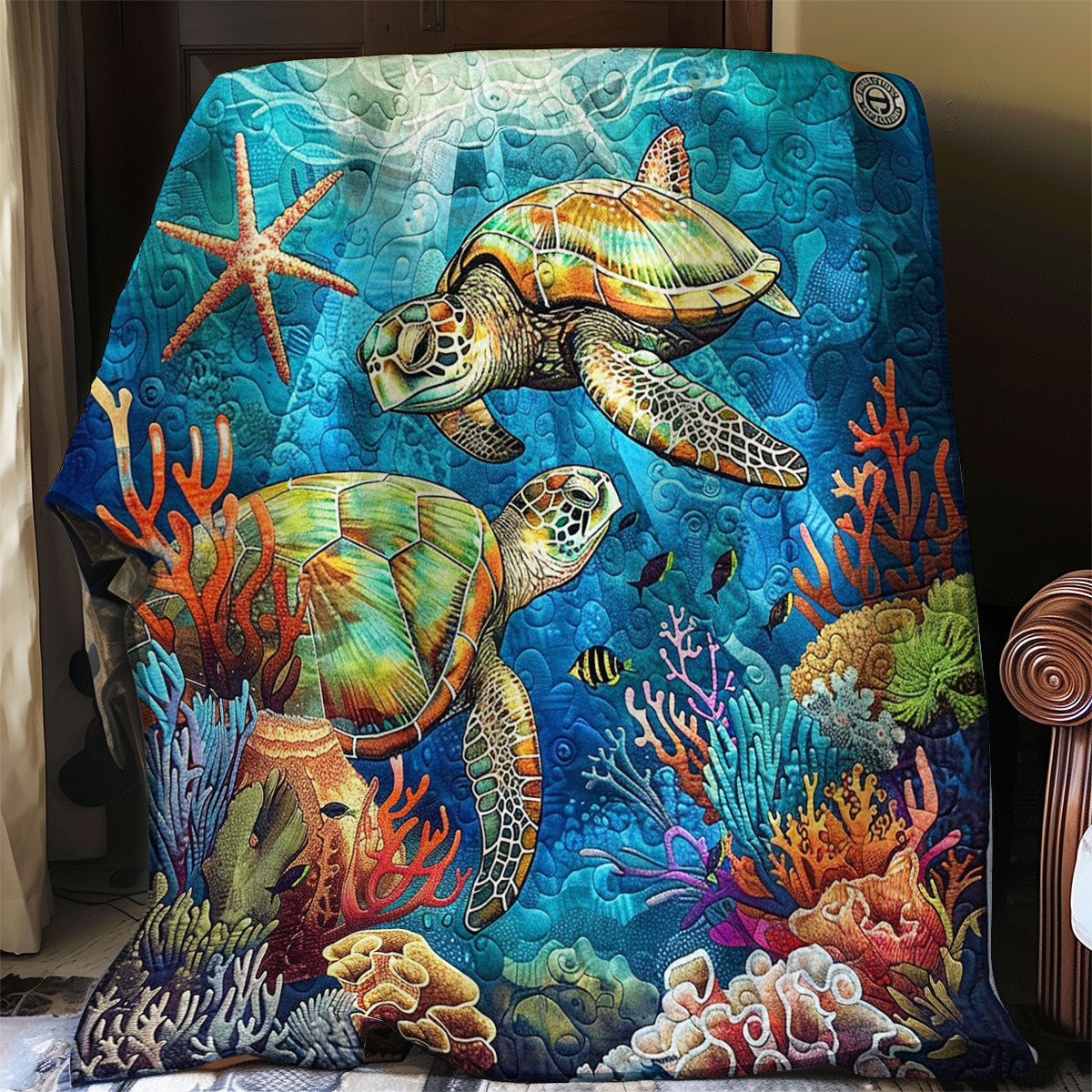 Turtles Ocean WO2808048CL Quilt