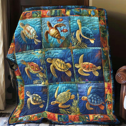 Turtles Sea WO2708031CL Quilt