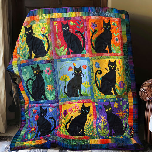 Whimsical Cats WO1908011CL Quilt