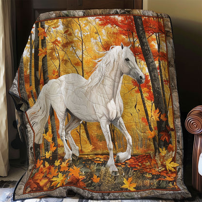 White Horse And Autumn WO2408044CL Quilt