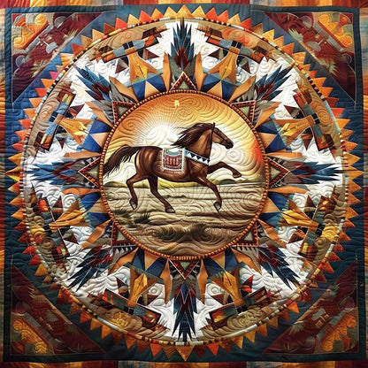 Horse Native American WJ0306003CL Quilt