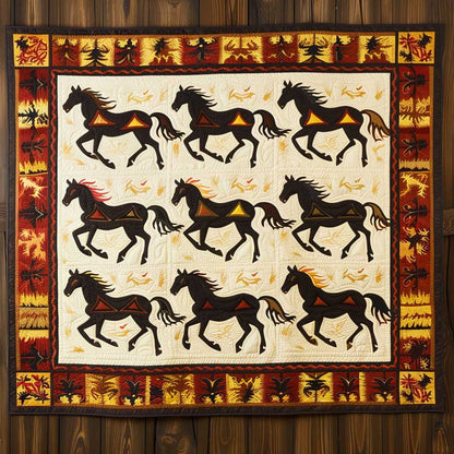 Horse Native American WJ1409015CL Quilt