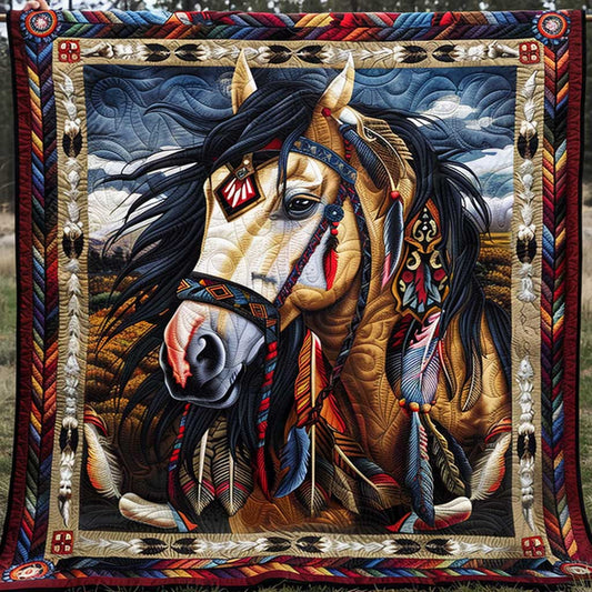 Horse Native American WJ2309012CL Quilt