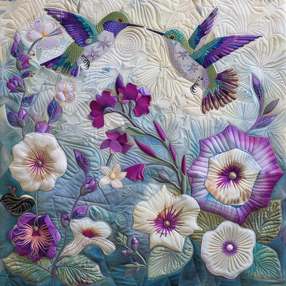 Hummingbird Couple WM3008008CL Quilt