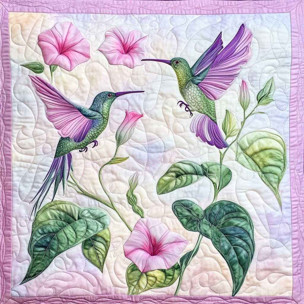 Hummingbird WM0508115CL Quilt Pillow Case