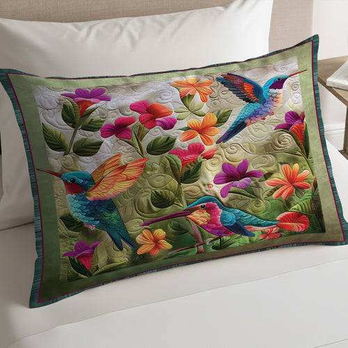 Hummingbird XR1004001CL Quilted Bedding Pillow Case