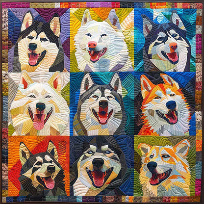 Husky Smile WM1408019CL Quilt