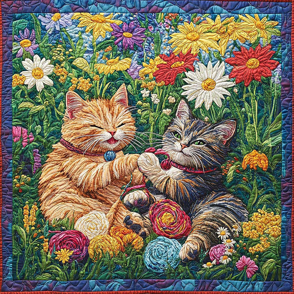 Kitty And Yarn WM1308022CL Quilt