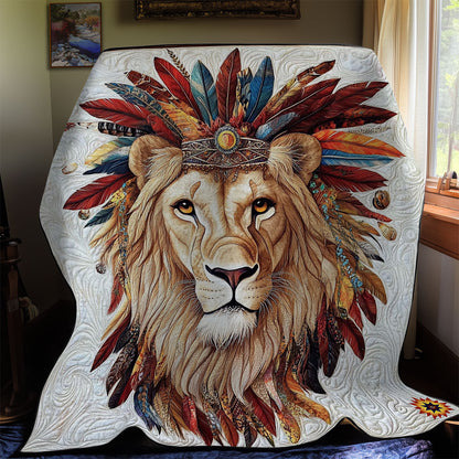 Lion Native American WY2911038CL Quilt