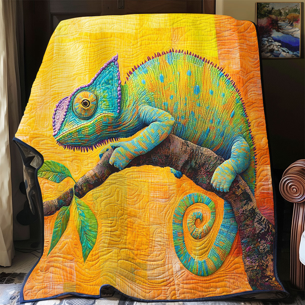 Lizard Portrait WY1001176CL Quilt