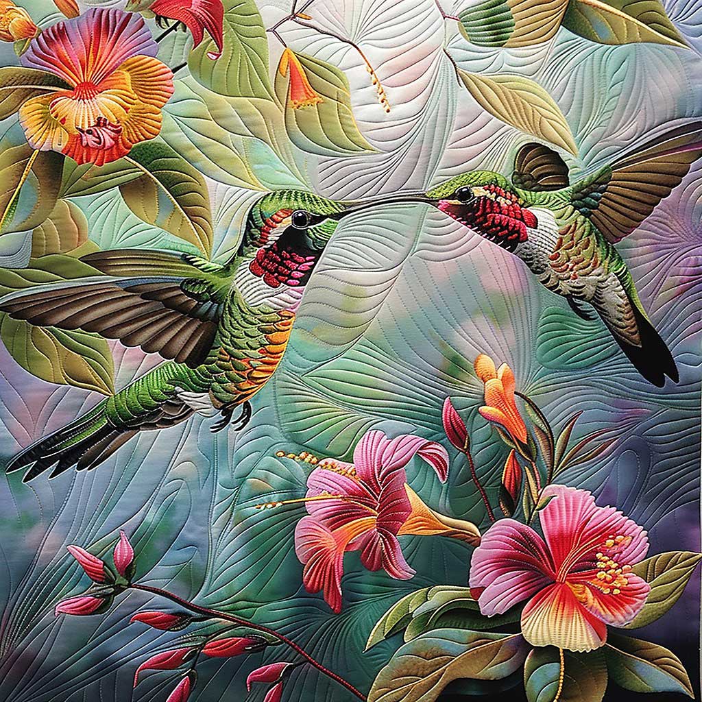 Love Hummingbirds WM1008054CL Quilt