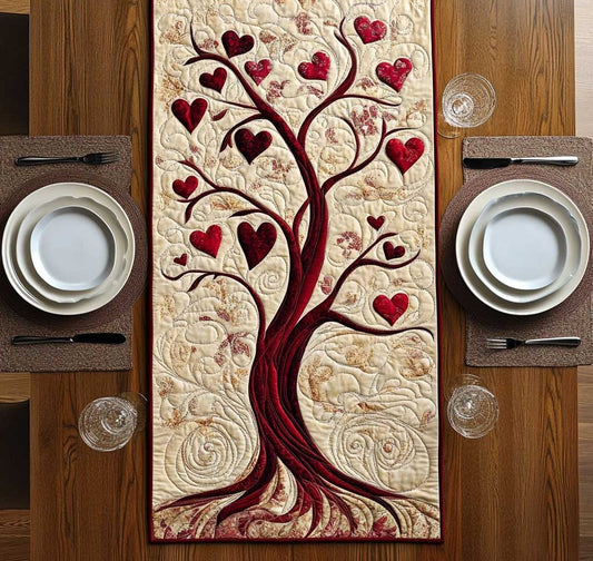 Love Tree Of Life WP1501005CL Quilted Table Runner