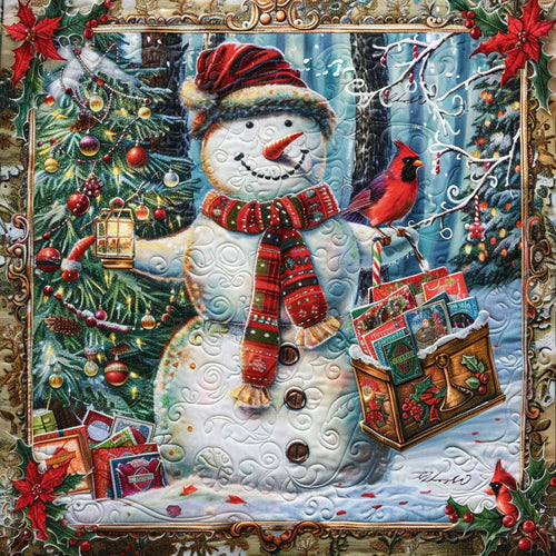 Lovely Snowman WM2308032CL Quilt