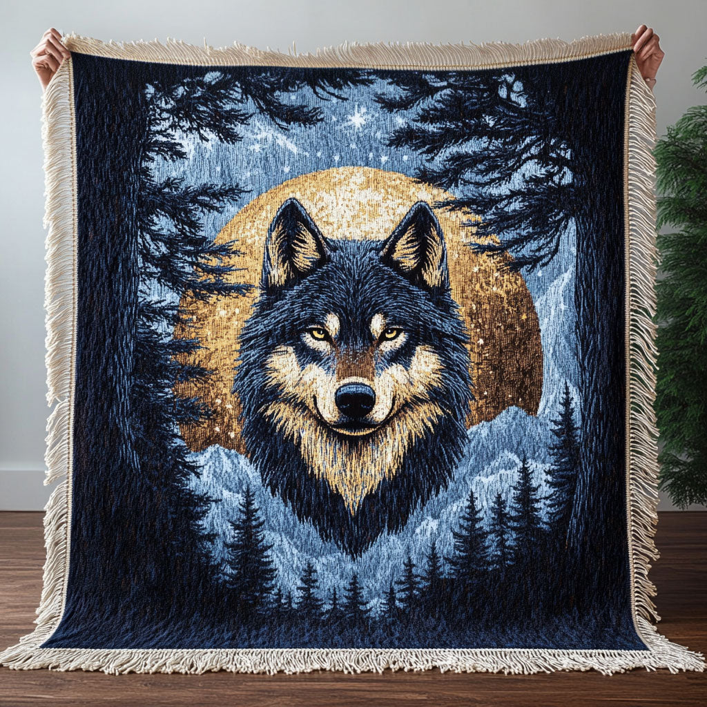 Lunar Guardian CP2301003CL  Woven Throw Blanket