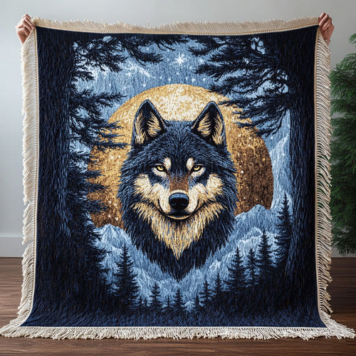 Lunar Guardian CP2301003CL  Woven Throw Blanket