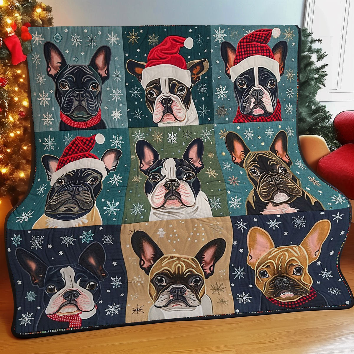 Christmas Dog WM2808042CL Quilt