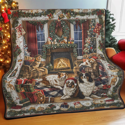 Cozy Night Christmas WM2308009CL Quilt